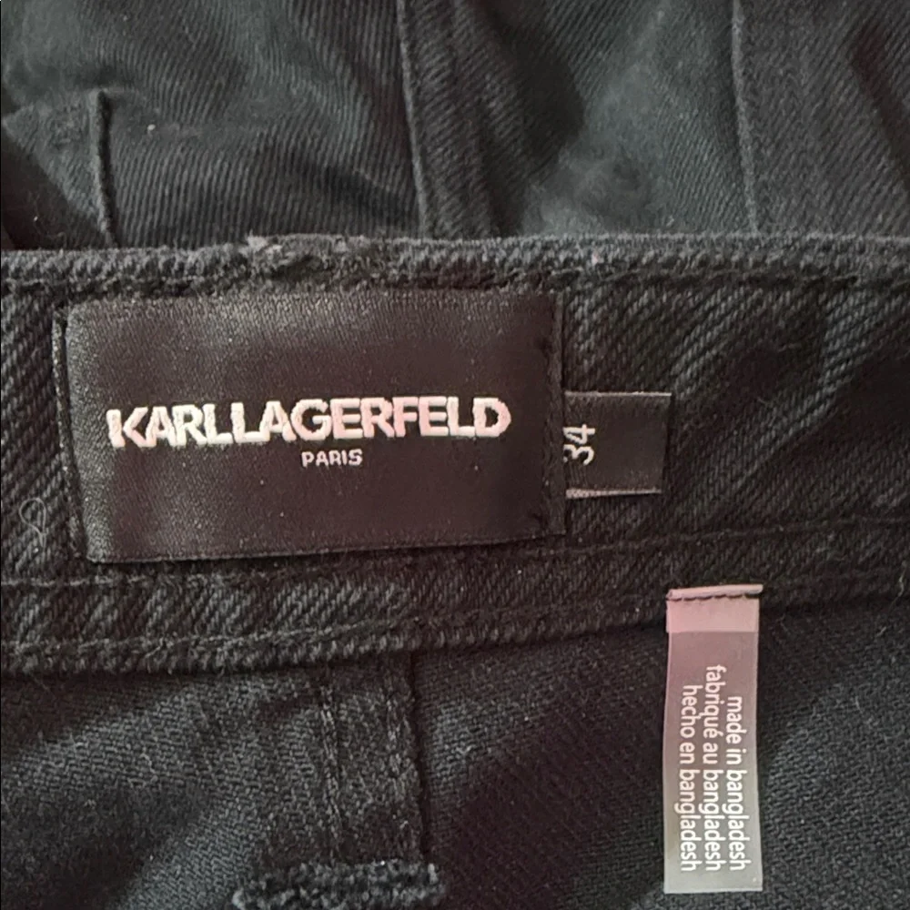 Classic Black Cargo Shorts for Men size 34